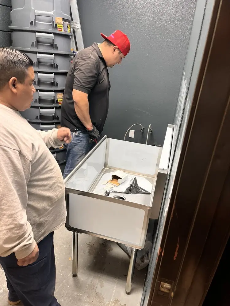 Commercial plumbing and sink installation in Kittyhawk