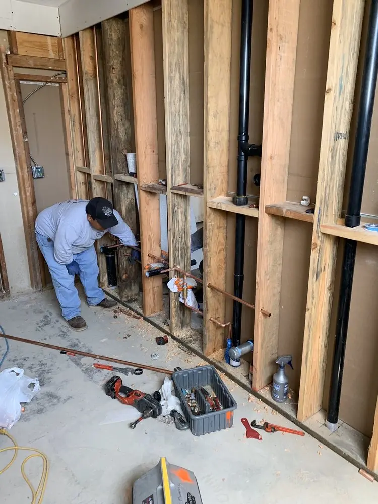 Commercial rough-in plumbing for Water Heater Replacement in Kittyhawk
